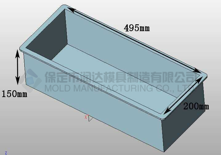 路沿石模具设计结构图